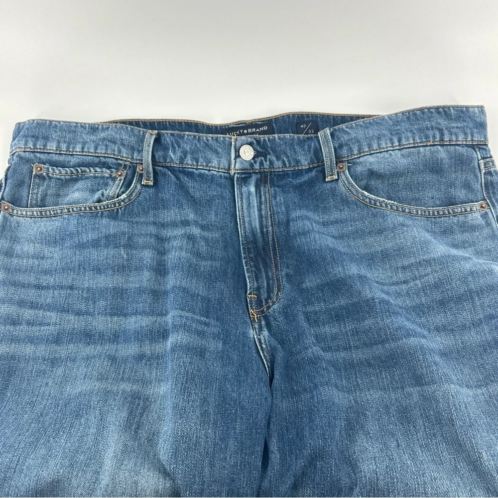 Lucky Brand 121 Jeans Men’s 40/32 Blue Slim Straight Outdoors Workwear Casual